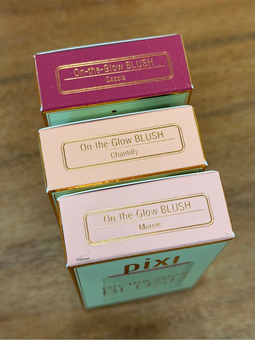 Pixi On-the-Glow Blush Trio — Cassis, Chantilly, Mauve